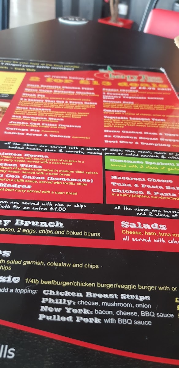 The Cherry Tree Ingoldmells Menu - Image 6